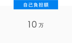 10万（自己負担額）
